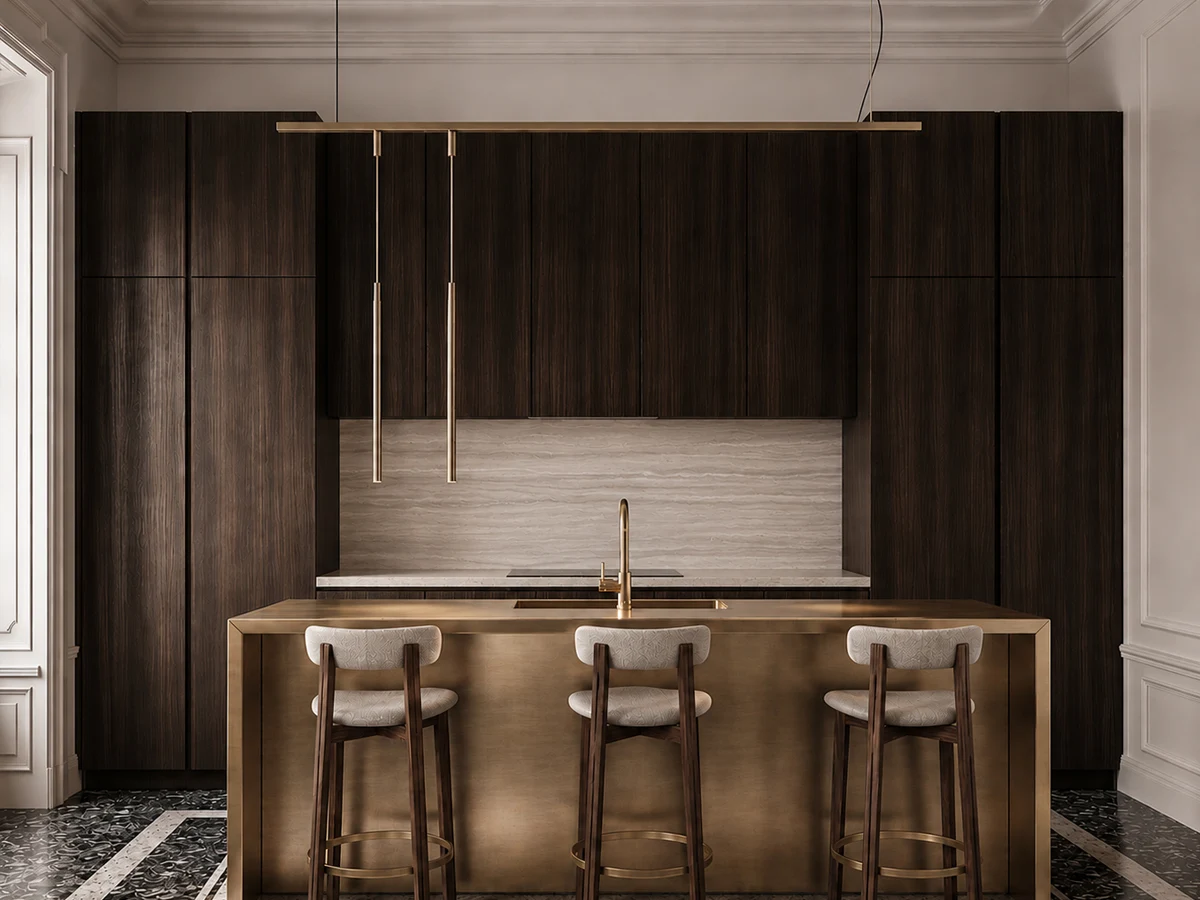 cucina su misura-appartamento-milano